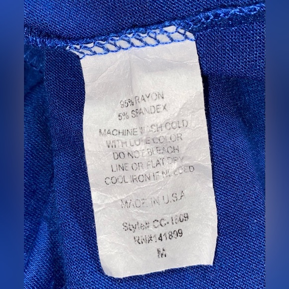 Free To Live Faux Wrap Draped Top Long Sleeve Size Medium - Picture 13 of 14